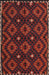 Machine Washable Contemporary Sepia Brown Rug, wshcon1684