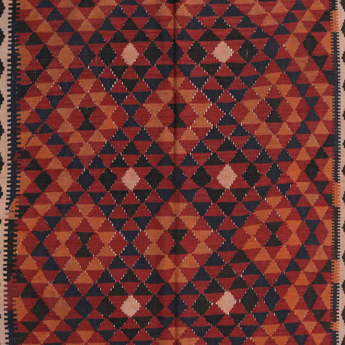 Contemporary Reddish Brown Oriental Rug, con1684