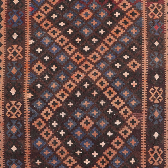 Machine Washable Contemporary Sienna Brown Rug, wshcon1686