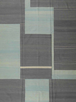 Contemporary Carbon Gray Modern Rug, con1687