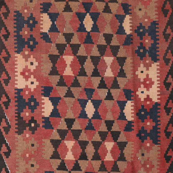 Contemporary Saffron Red Oriental Rug, con1688