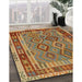 Machine Washable Contemporary Mahogany Brown Rug in a Family Room, wshcon1689