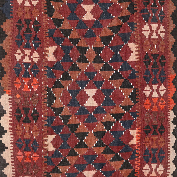 Contemporary Chestnut Brown Oriental Rug, con1690
