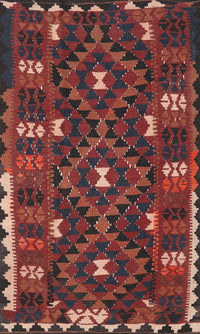 Machine Washable Contemporary Chestnut Brown Rug, wshcon1690