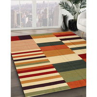 Contemporary Red Modern Rug, con1692