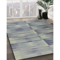 Contemporary Dark Gray Modern Rug, con1693