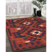 Machine Washable Contemporary Chestnut Brown Rug in a Family Room, wshcon1694