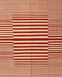 Contemporary Red Modern Rug, con1695