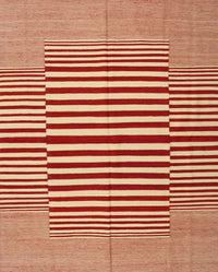 Machine Washable Contemporary Fire Red Rug, wshcon1695