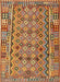 Machine Washable Contemporary Mahogany Brown Rug, wshcon1696