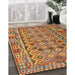 Machine Washable Contemporary Mahogany Brown Rug in a Family Room, wshcon1696