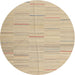 Sideview of Contemporary Brown Modern Rug, con1697