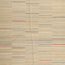 Square Contemporary Brown Modern Rug, con1697