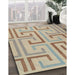 Machine Washable Contemporary Dark Almond Brown Rug in a Family Room, wshcon1698