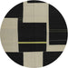 Sideview of Contemporary Khaki Green Modern Rug, con1699