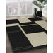 Contemporary Khaki Green Modern Rug in Family Room, con1699