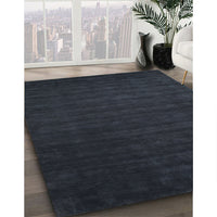 Contemporary Dark Slate Gray Green Modern Rug, con16