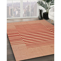 Contemporary Red Modern Rug, con1700