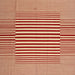 Square Contemporary Red Modern Rug, con1700