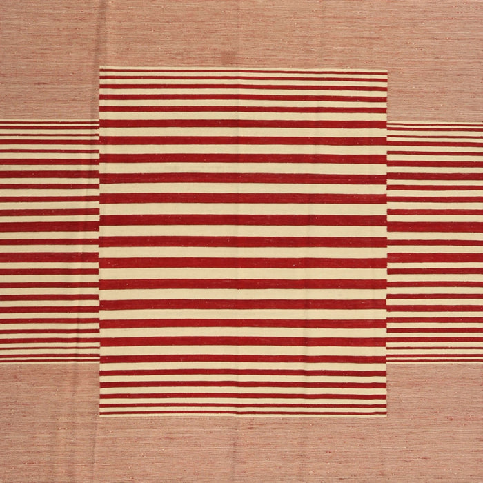 Sideview of Machine Washable Contemporary Fire Red Rug, wshcon1700