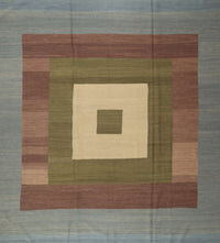 Machine Washable Contemporary Khaki Green Rug, wshcon1701