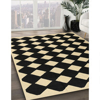 Contemporary Camel Brown Modern Rug, con1706