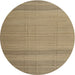 Sideview of Contemporary Copper Green Modern Rug, con1708