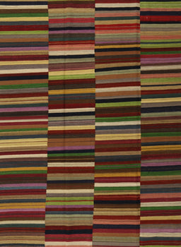 Contemporary Red Modern Rug, con1709