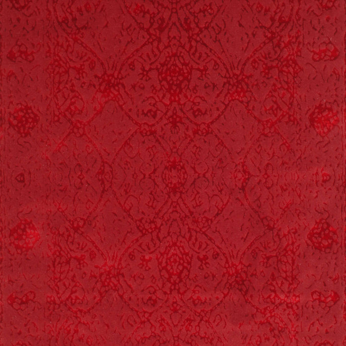 Machine Washable Contemporary Red Rug, wshcon170