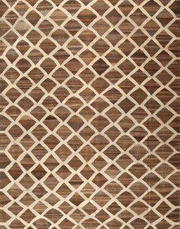 Machine Washable Contemporary Saddle Brown Rug, wshcon1711