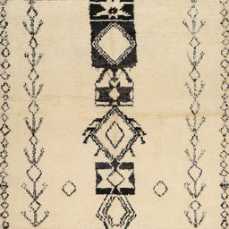 Square Contemporary Khaki Gold Solid Rug, con1712