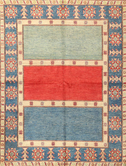 Contemporary Cherry Red Southwestern Rug, con1714