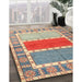 Machine Washable Contemporary Cherry Red Rug in a Family Room, wshcon1714