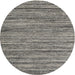 Sideview of Contemporary Dark Gray Modern Rug, con1715