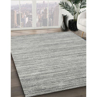 Contemporary Pale Silver Gray Modern Rug, con1718