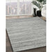 Machine Washable Contemporary Grey Gray Rug in a Family Room, wshcon1720