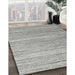 Machine Washable Contemporary Grey Gray Rug in a Family Room, wshcon1722