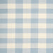 Square Contemporary Light Steel Blue Checkered Rug, con1723