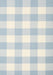 Contemporary Light Steel Blue Checkered Rug, con1723