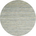 Square Machine Washable Contemporary Pale Silver Gray Rug, wshcon1724