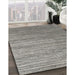 Machine Washable Contemporary Dark Gray Rug in a Family Room, wshcon1728