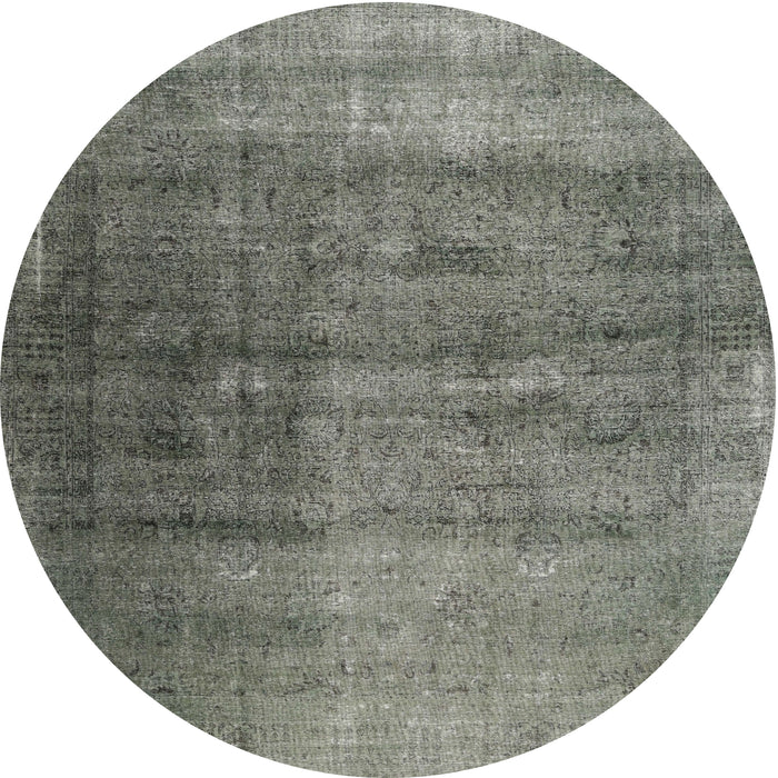 Square Machine Washable Contemporary Gray Rug, wshcon1729