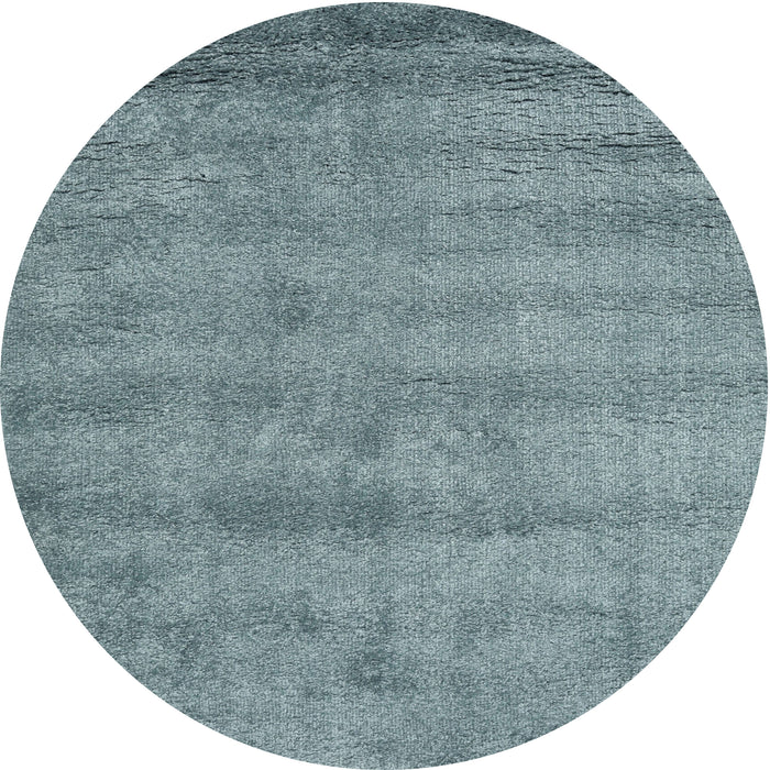 Square Machine Washable Contemporary Green Rug, wshcon1732