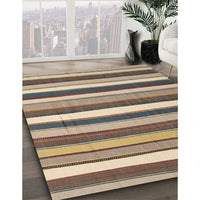 Contemporary Brown Modern Rug, con1735