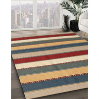 Contemporary Reddish Brown Southwestern Rug, con1737