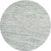 Sideview of Contemporary Gunmetal Gray Modern Rug, con1738