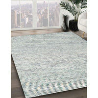 Contemporary Gunmetal Gray Modern Rug, con1738