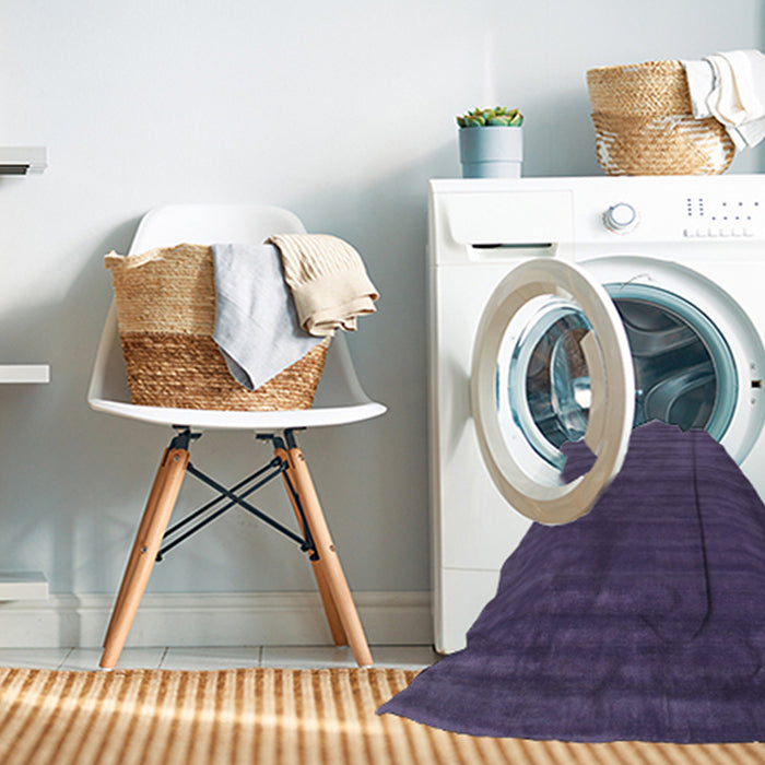 Machine Washable Contemporary Purple Haze Purple Rug in a Washing Machine, wshcon173
