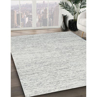 Contemporary Dark Gray Modern Rug, con1742