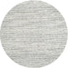 Sideview of Contemporary Dark Gray Modern Rug, con1744